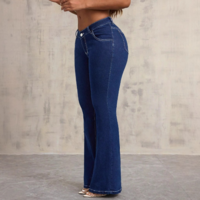 Women'S Fashion Slim Fit Elastic Denim Pants - Thumbnail 3