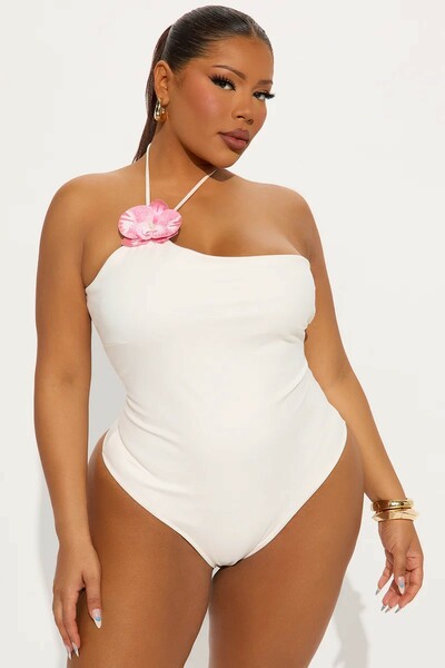 Flowerchild Halter Bodysuit