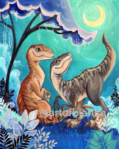 Stardust Raptors 8x10 Print