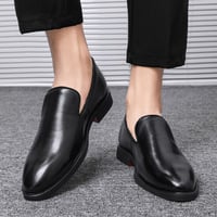 Men's business formal casual pointed toe shoes 2 colors - Thumbnail 1