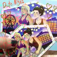 Re-Date Night sticker and mini print set - Thumbnail 1