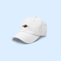 Japanese fish shaped soy sauce Bottle Baseball Cap White - Thumbnail 2