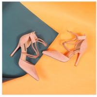 Chic Suede Pointed Stiletto Heels - Thumbnail 2