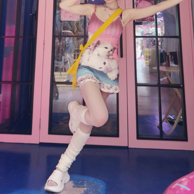 Pink cat dress - Thumbnail 2