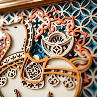 STEREOWOOD Lucky Horse Layered Wooden Wall Art | Unique Holiday Gift - Thumbnail 2