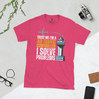 Funny Trust Me Im An Air Traffic Controller I Solve Problems T-Shirt | Aviation Humor Gift | Unique ATC Tee - Thumbnail 6