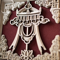 STEREOWOOD Auspicious Parasol Multi-Layer,Personalized Ornaments,Creative Gifts - Thumbnail 4