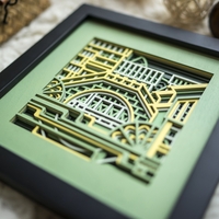 STEREOWOOD China Multi-Layer Wooden Wall Art, Creative Gifts, Laser Cut - Thumbnail 10