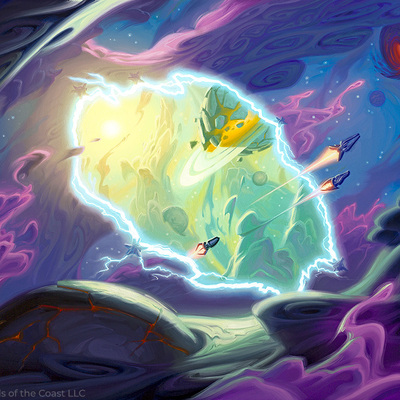 Fabled passage - print, mtg edge of eternities