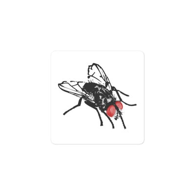 Super fly vinyl sticker
