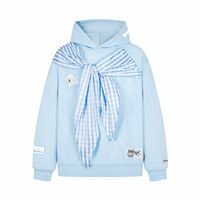 American Sweet KT Cat Fun Embroidered Hooded Sweatshirt - Thumbnail 7