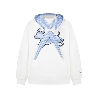 Sweet and cute puppy design hooded sweatshirt