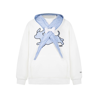 Sweet and cute puppy design hooded sweatshirt