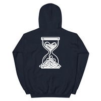 Metamelos Static Skull Hoodie  Embroidered Chest, Hourglass Tape Print - Thumbnail 45