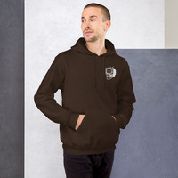 Metamelos "Drip Signal" Hoodie  Embroidered Static Skull Front, Record Pool Back Print - Thumbnail 42