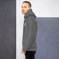 Metamelos "Drip Signal" Hoodie  Embroidered Static Skull Front, Record Pool Back Print - Thumbnail 27