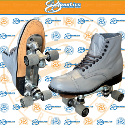 Light grey stacy baldwin "fiberglass wheel "custom skate - Thumbnail 1