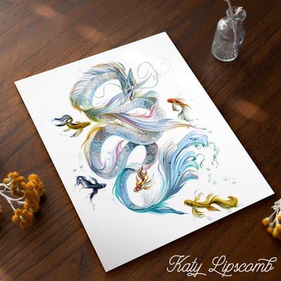 Koi dragon - print - Thumbnail 2