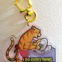 Tired cat charm - Thumbnail 2