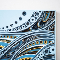 STEREOWOOD Ribbon Multi-Layer Wall Art, geometric wood wall art,3D Wood Wall Art - Thumbnail 9