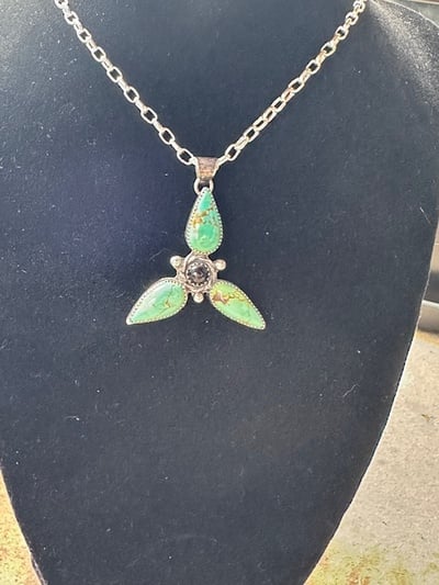 Blackjack turquoise necklace