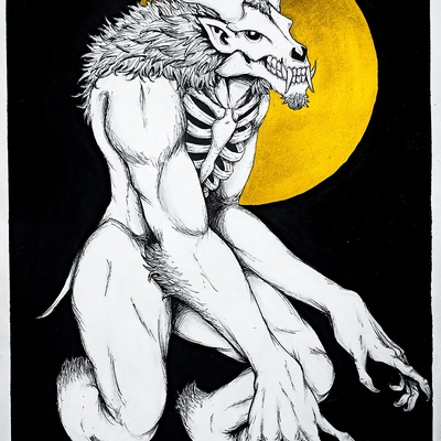 Wendigo - original art