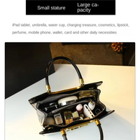 fashion Tote bag women's crocodile print single shoulder crossbodybag - Thumbnail 4