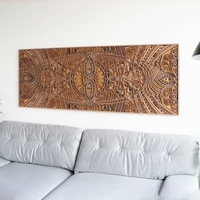 STEREOWOOD Divine Light, Handmade Mandala, Laser Cut Wooden Wall Art, Unique Modern Home Decor - Thumbnail 3