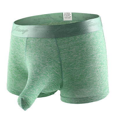Wholesale 2PK/5PK multi-color Men's sexy underwear quick-drying youth elephant tube physiological boxer briefs L443