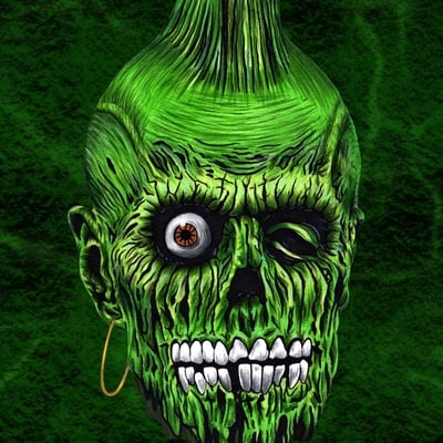 Mohawk zombie print - Thumbnail 1