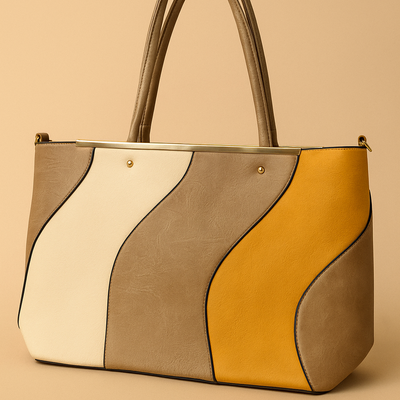 Autumn wave purse