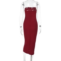 Fashionable Holiday Party Tube Dress - Thumbnail 4