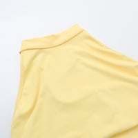Gathered backpack-revealing hip skirt for banquets and seniors - Thumbnail 7