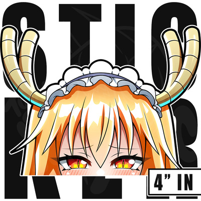 4" Vinyl Stickers: Tohru (Let Her In) PEEKER