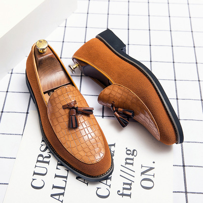 Men's business all seasons fashionable casual tassel slip-on shoes