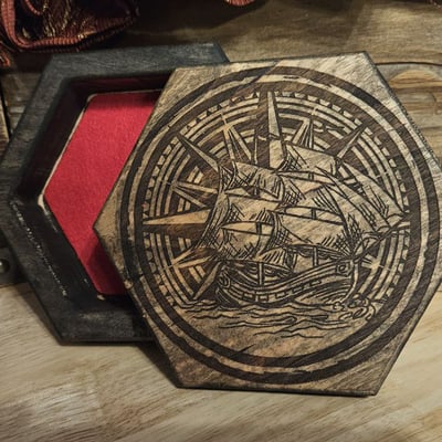 Full sail dice/jewelry box - Thumbnail 3