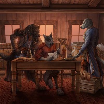 'captain's cabin' l.f. limited ed. print - Thumbnail 1