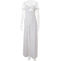 Fashionable and elegant one-shoulder sexy holiday style slim dress - Thumbnail 3