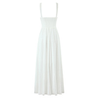 Retro lace patchwork waist vest dress - Thumbnail 1