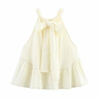 Summer fresh holiday style casual embroidered tulle strap top camisole - Thumbnail 2
