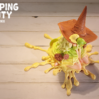Bishoujo ArTToy by Weartdoing "Sleeping Beauty-Ice Cream Fairies-Matcha" - Thumbnail 7