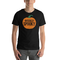 Weekly Spooky Jack-O-Lantern T-Shirt  Horror Podcast Merch, Halloween Every Day Soft Unisex Tee (Multiple Colors) - Thumbnail 2