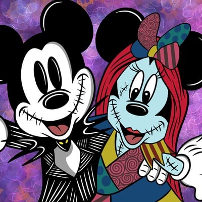 Halloween celebration print