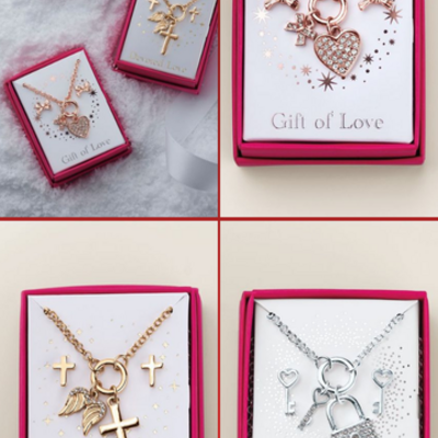 Sacred sentiments necklace and earring set