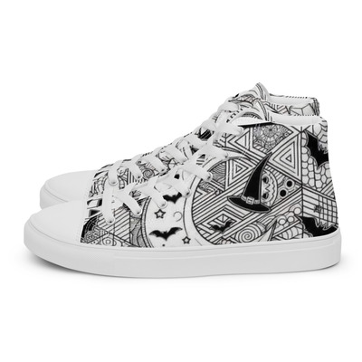 Moonbae womens high top canvas shoes