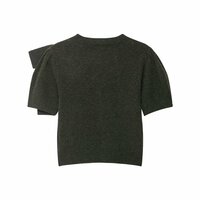 Fashionable and versatile bow knitted top - Thumbnail 2