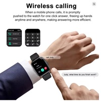 Smartwatch Sports Watch Bluetooth Call Fitness Tracker – Touch Dial, Music Control, Waterproof for Android & iPhone (Black, Silver, Pink, Golden) - Thumbnail 3