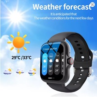 Smartwatch with Full Touch Screen – Call, Message Reminder, Music Control, Fitness Tracker Compatible with iPhone & Android (Silver, Black, Pink) - Thumbnail 2