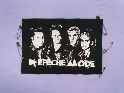 Depeche Mode Goth Post Punk Sew-on Patches