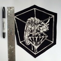 Mechanical Chameleon on Crystal Cyber punk Patch - Thumbnail 2